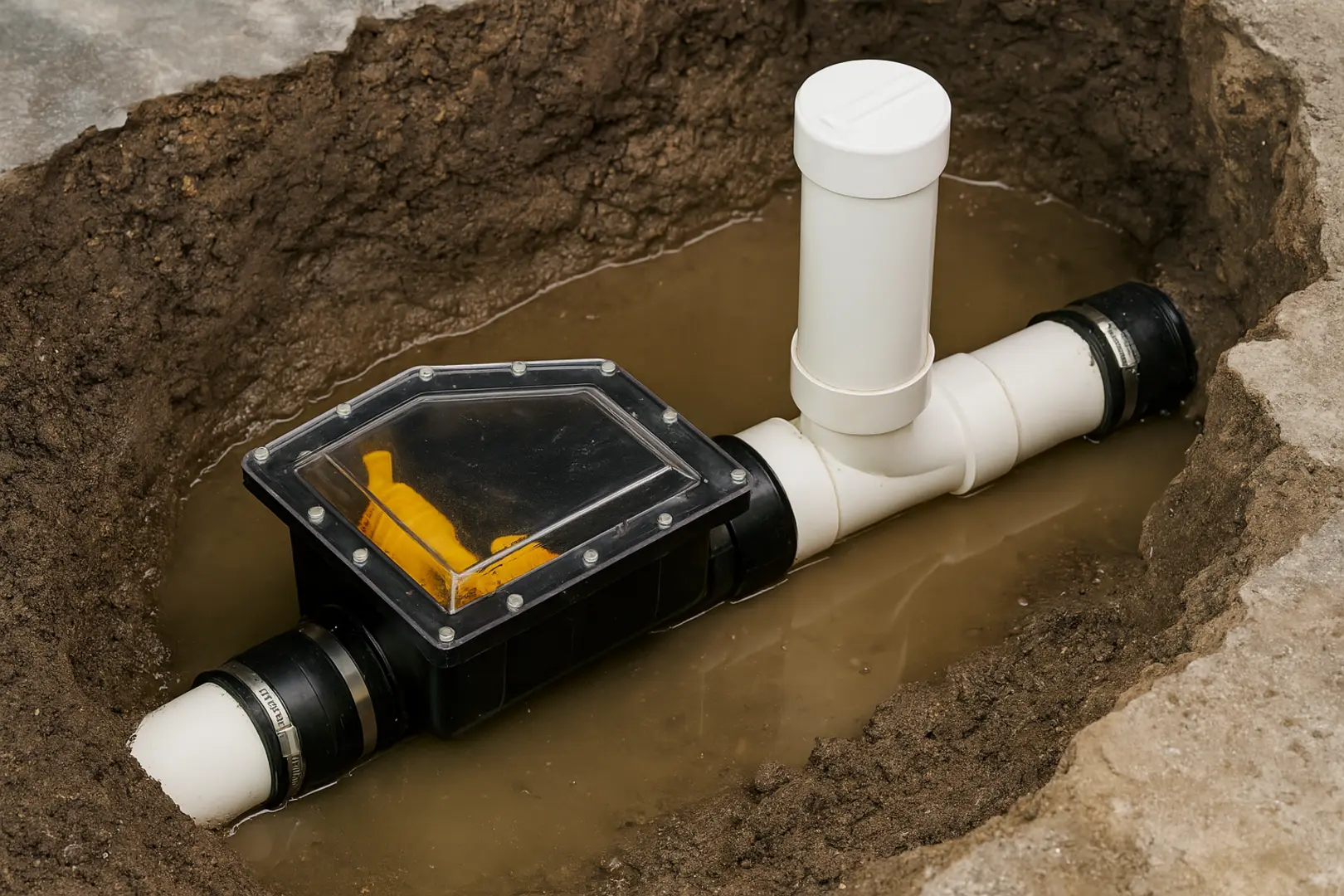 Backwater valve installation and repair